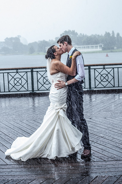 Verregneter Hochzeitstag 