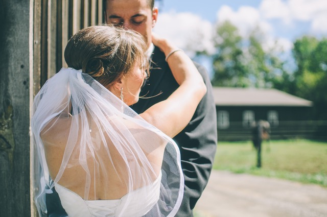 Hochzeit an einem schönen Sonnentag 