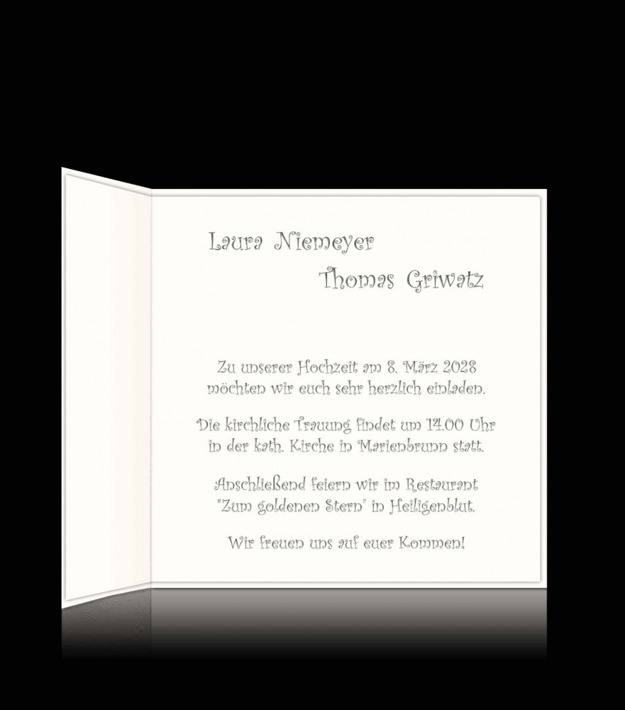 Hochzeitseinladungen C 6208