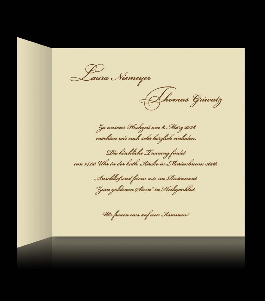 Hochzeitskarten C 5803