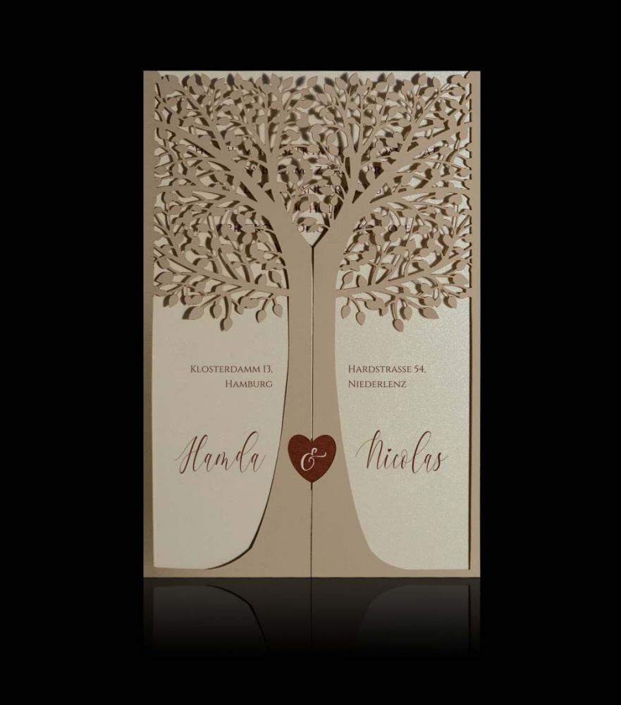 Hochzeitskarten D 3405