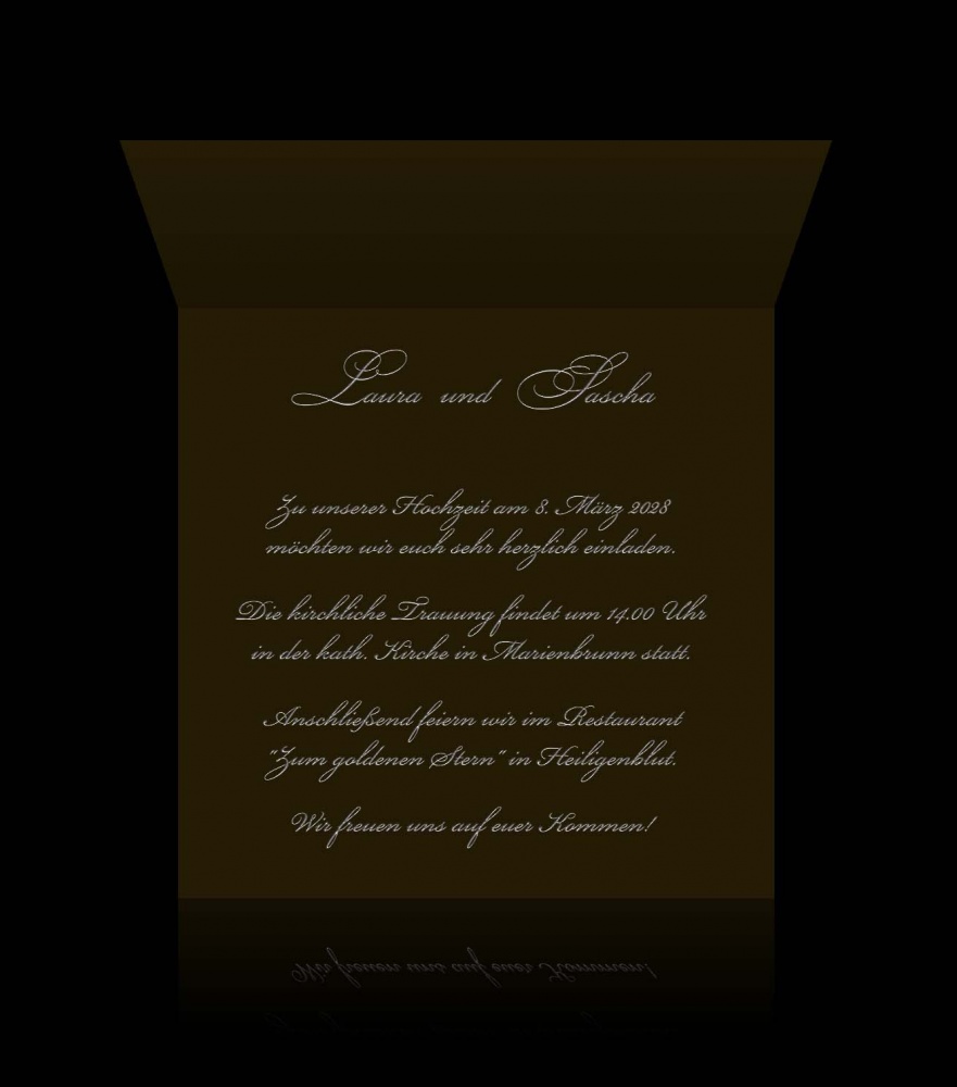 Hochzeitskarten D 6004