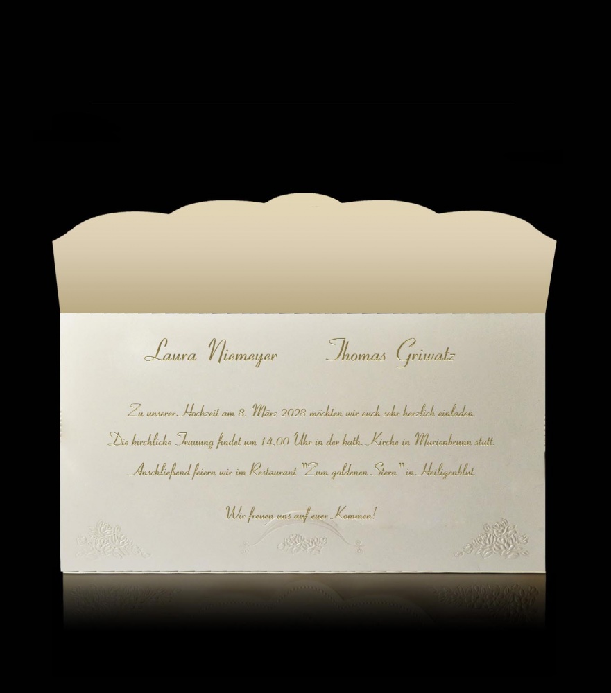 Hochzeitskarten D 6601
