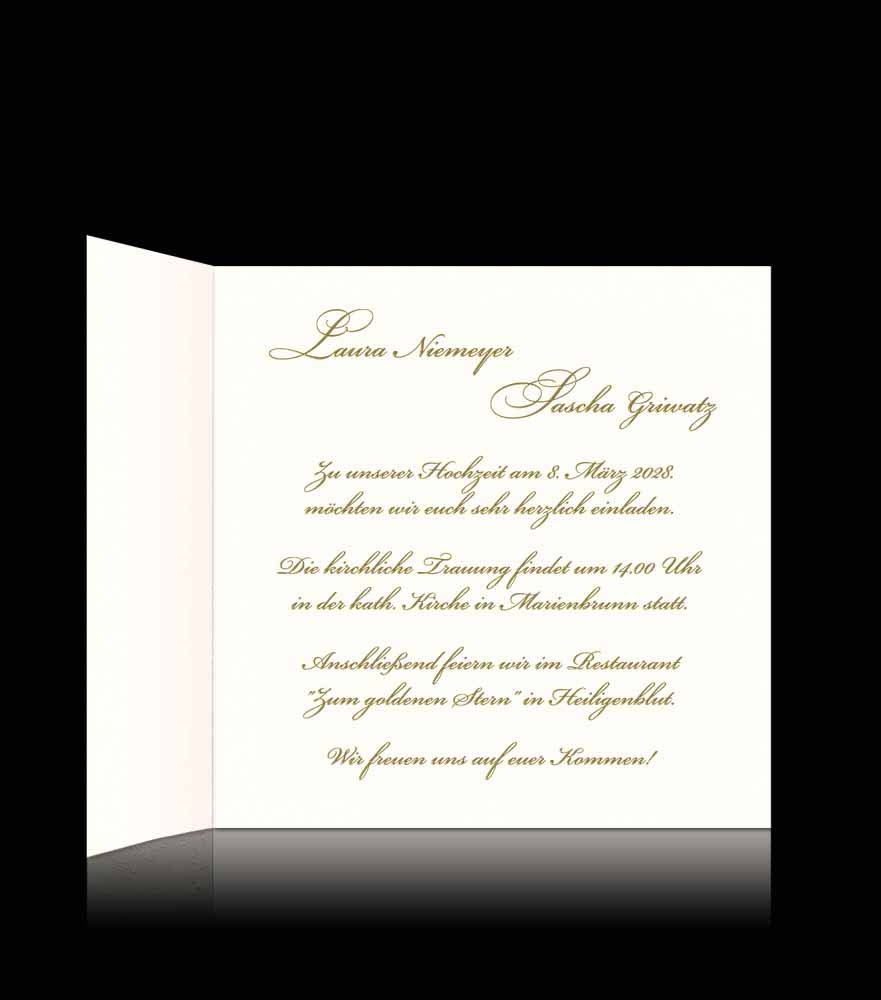 Hochzeitskarten D 7801