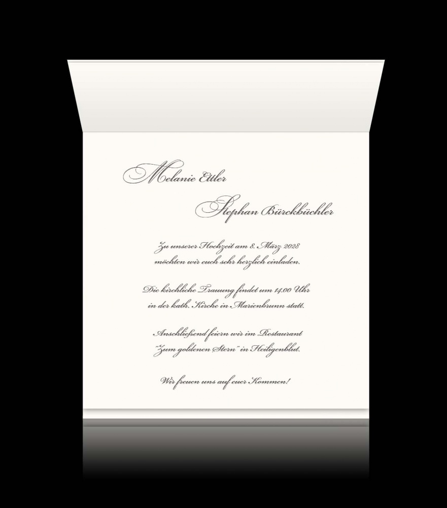 Hochzeitskarten E 1603