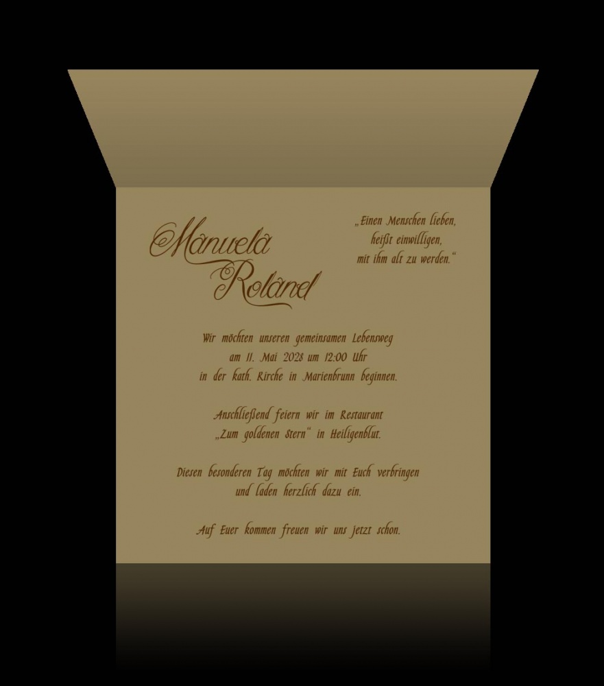 Hochzeitskarten E 2109